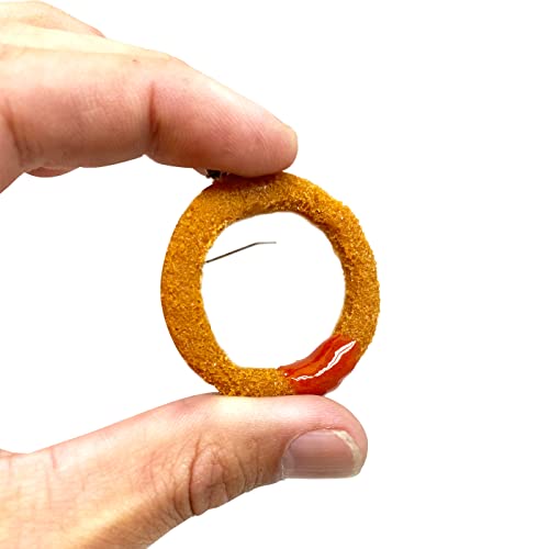 Fried Onion Ring Earrings