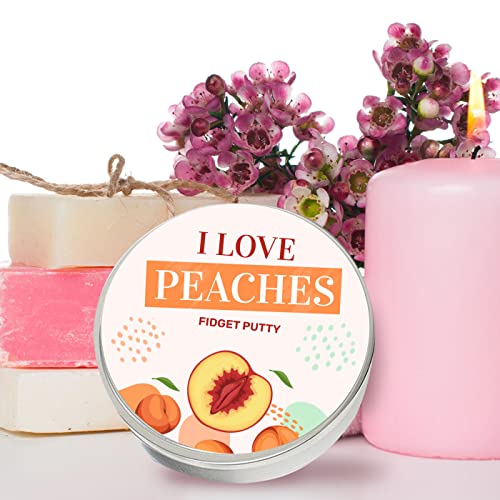 I Love Peaches Fidget Putty