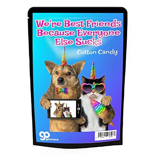 Best Friends Because Everyone Else Sucks Cotton Candy