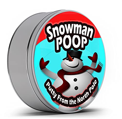 Snowman Poop Putty Gag Gift