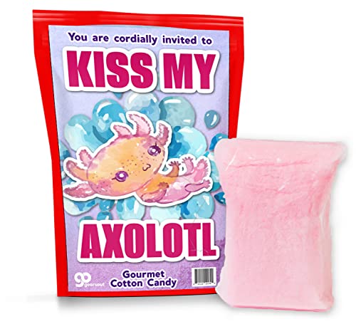 Kiss My Axolotl Gourmet Cotton Candy
