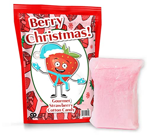 Berry Christmas Strawberry Cotton Candy