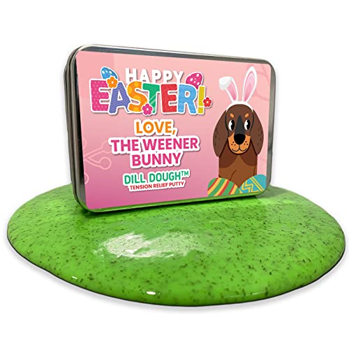 Happy Easter Weener Bunny Dill Dough