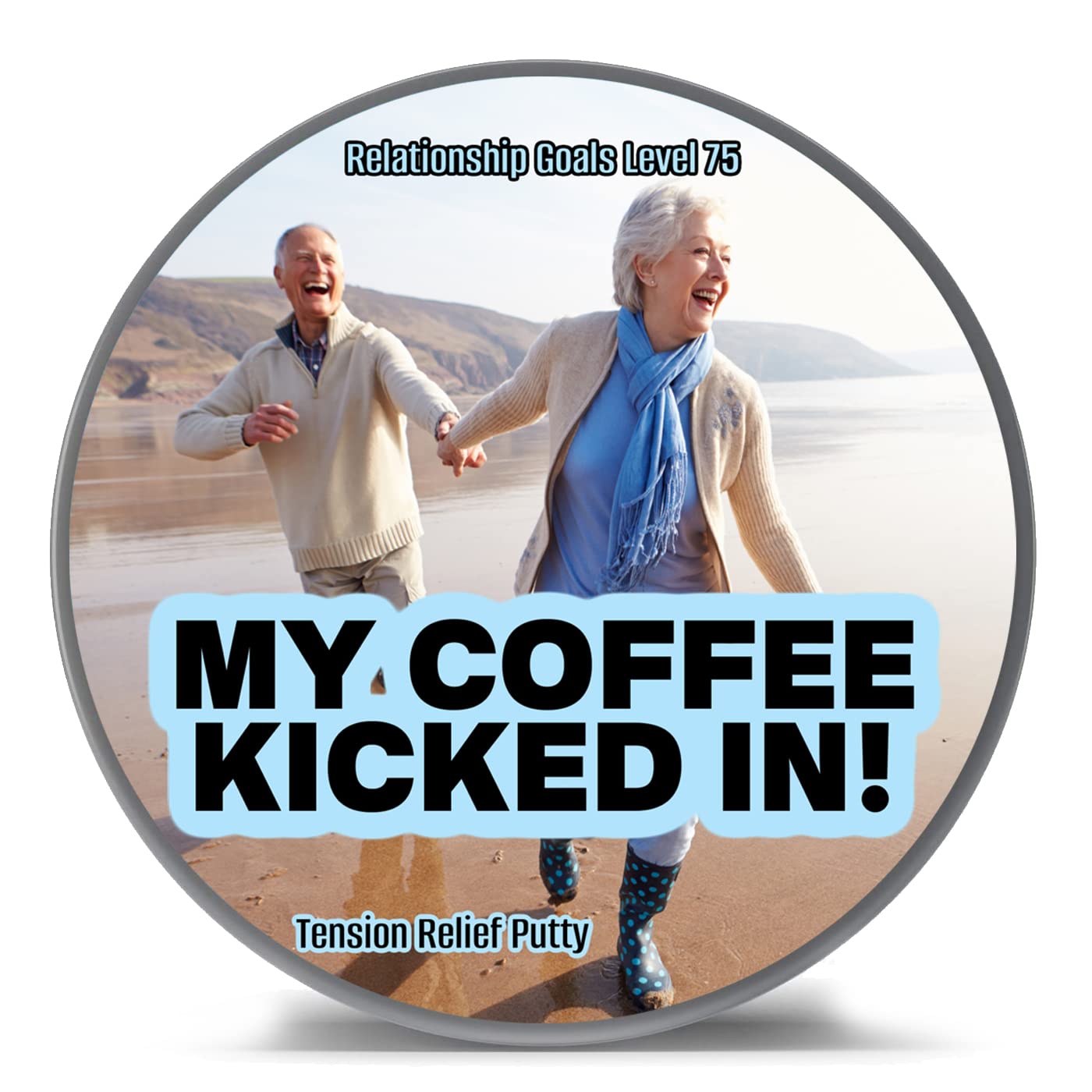 My Coffee Kicked in Stress Putty