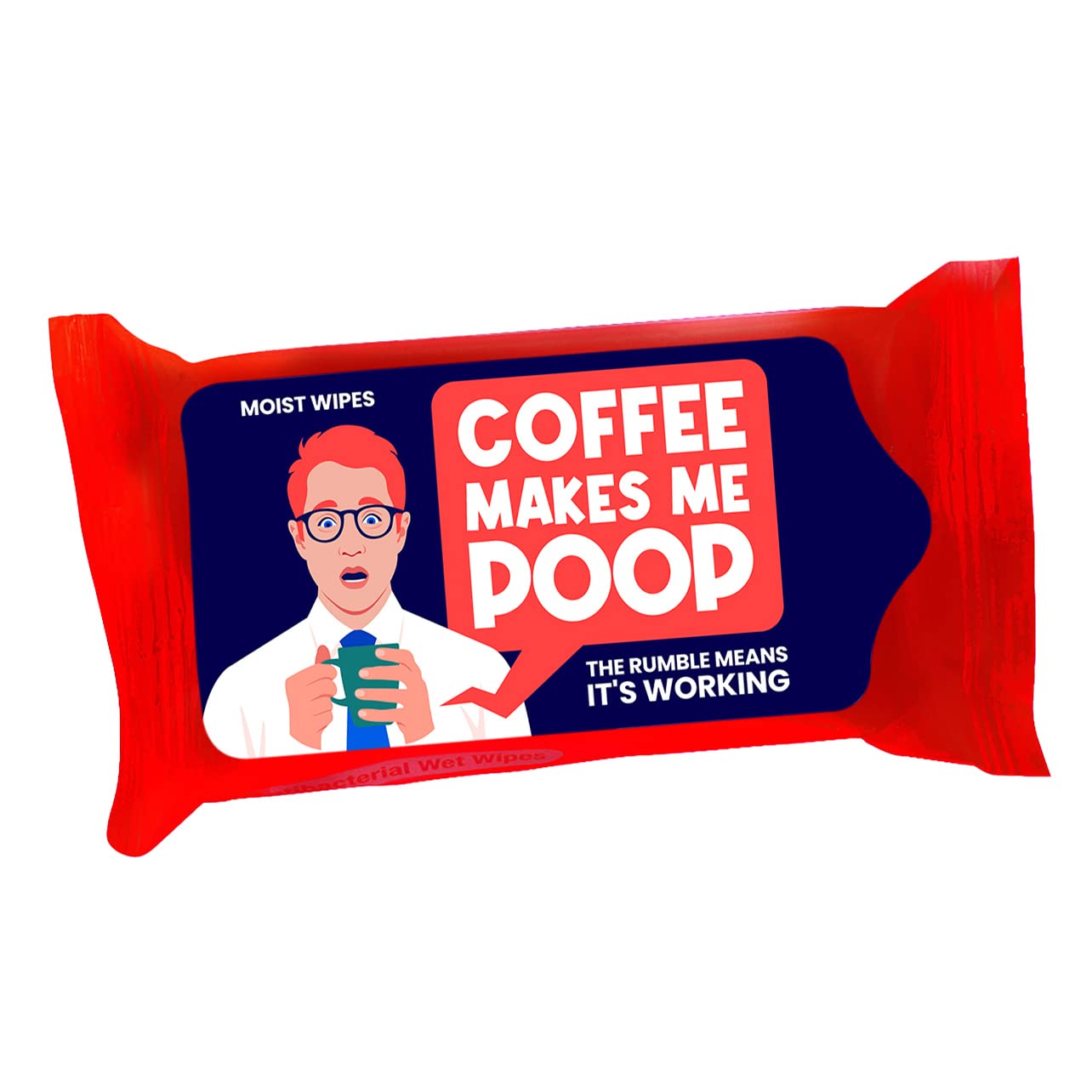 Coffee Makes me Poop Wipes