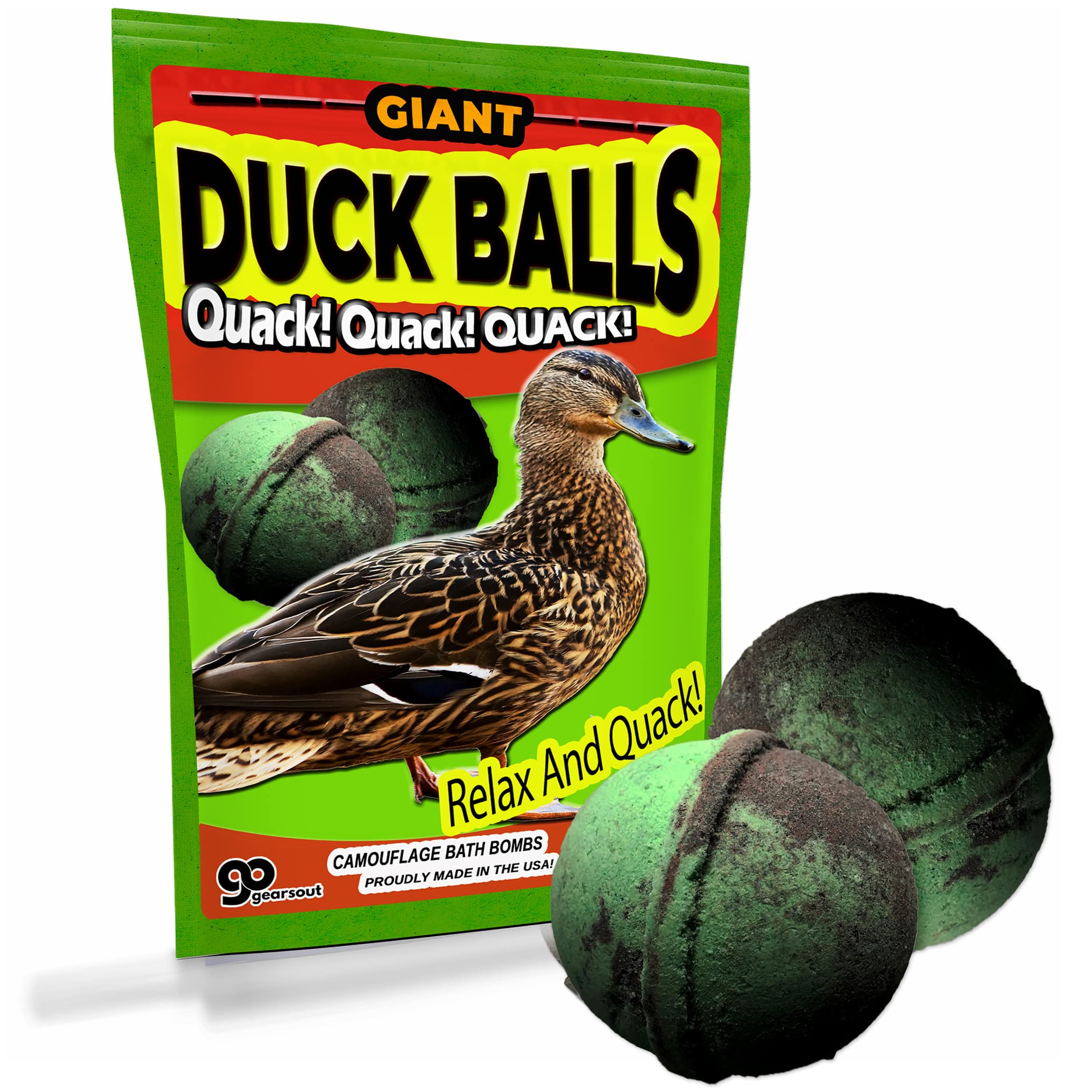 GIANT Duck Balls Bath Time Adventure Kit Gears Out