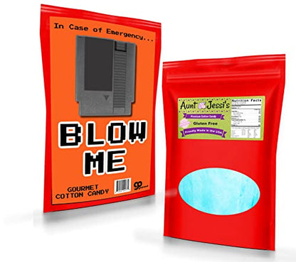 In Case of Emergency Blow Me Gourmet Cotton Candy