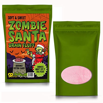 Zombie Santa Brain Fluff Cotton Candy