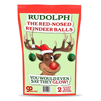 Rudolph Reindeer Balls Bath Bombs