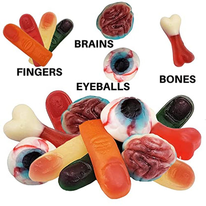 Zombie Puke Gummy Body Parts