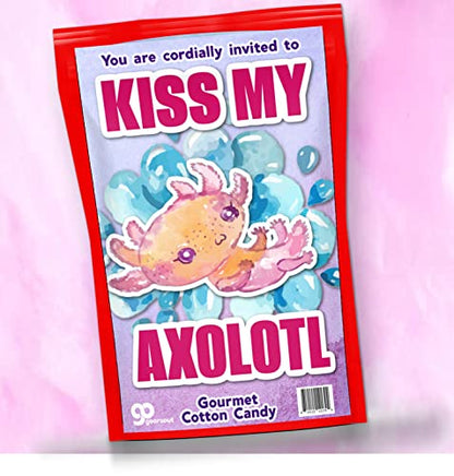 Kiss My Axolotl Gourmet Cotton Candy