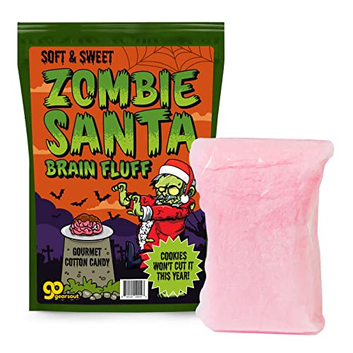 Zombie Santa Brain Fluff Cotton Candy