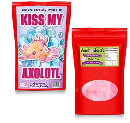 Kiss My Axolotl Gourmet Cotton Candy