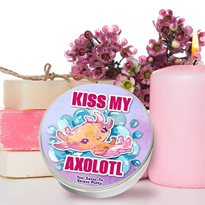 Kiss My Axolotl Stress Putty