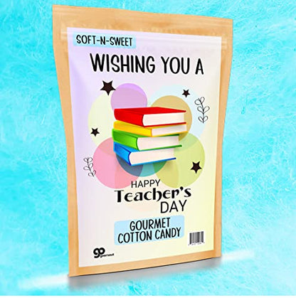 Wishing Happy Teacher Day Cotton Candy