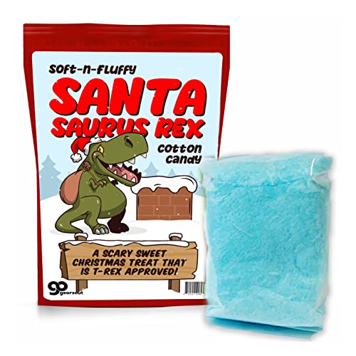 Santa Saurus Rex Cotton Candy