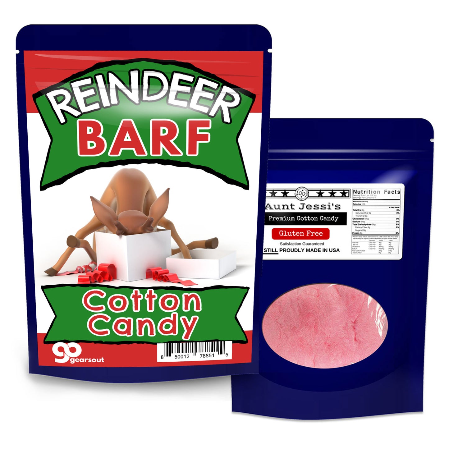 Reindeer Barf Cotton Candy