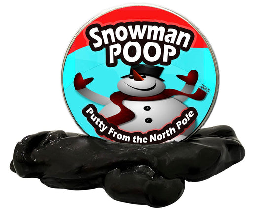 Snowman Poop Putty Gag Gift