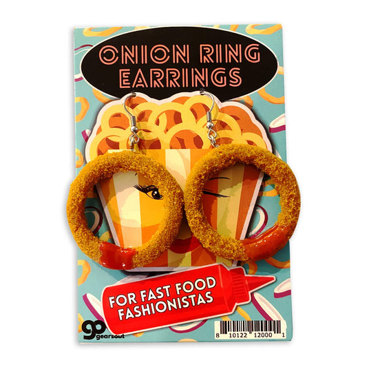 Funny Onion Ring Earrings