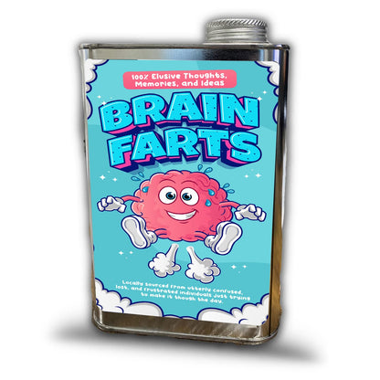 Brain Farts Empty Tin Prank Gift Box