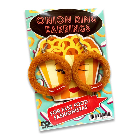 Fried Onion Ring Earrings