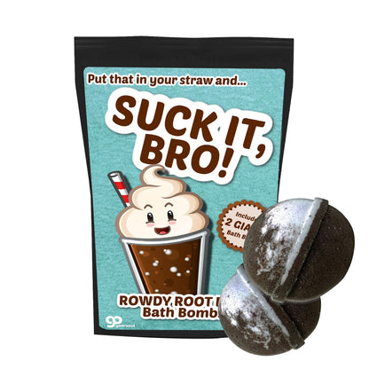 Suck it Bro Root Beer Bath Bombs