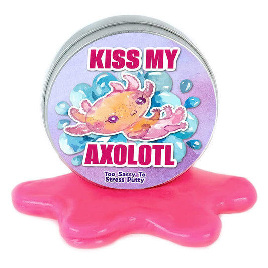 Kiss My Axolotl Stress Putty
