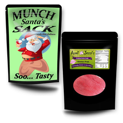 Munch Santa's Sack Cotton Candy