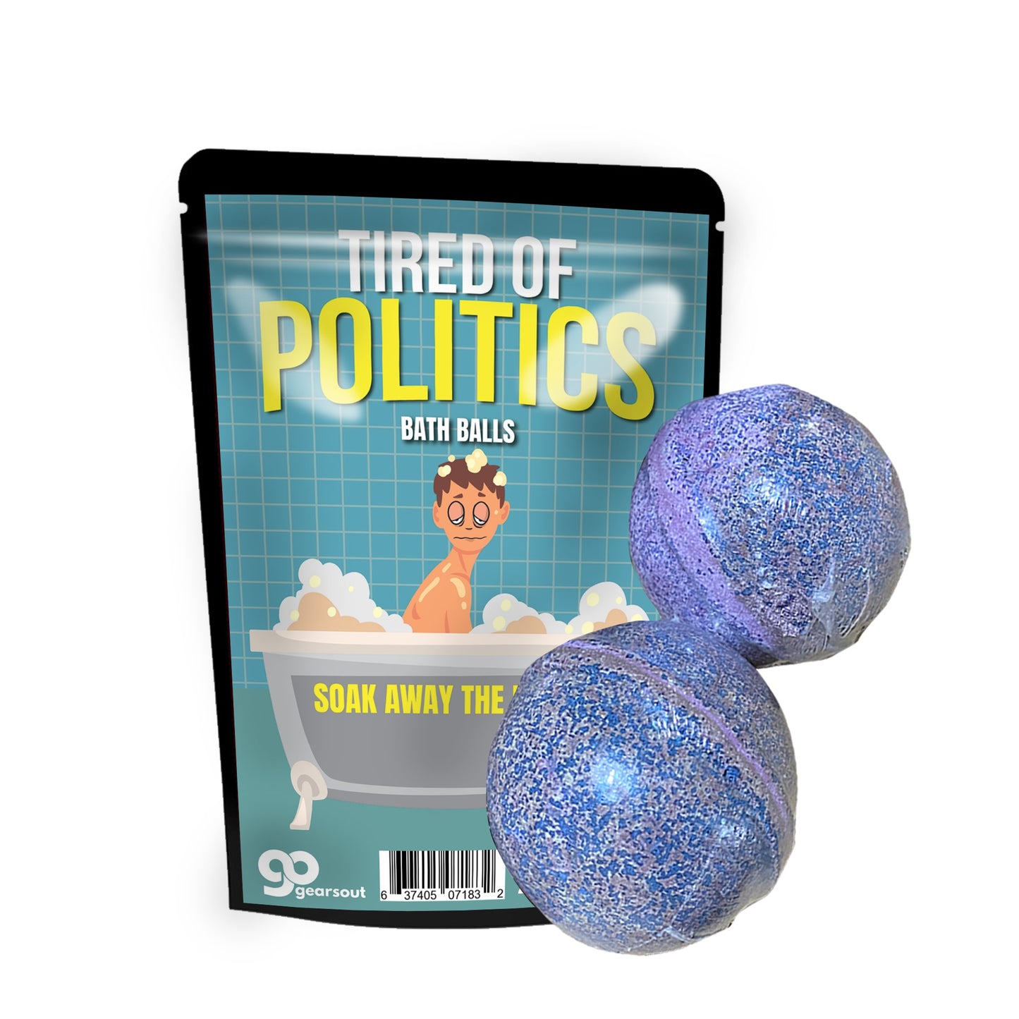 Tired of Politics Bath Balls