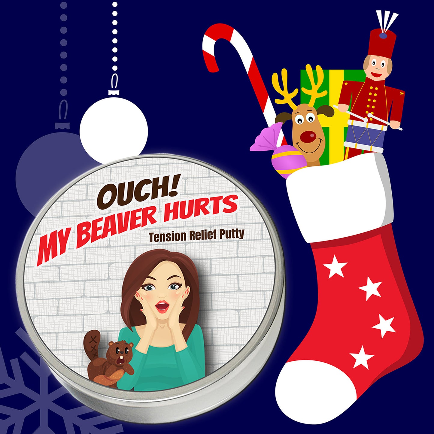 My Beaver Hurts Stress Putty
