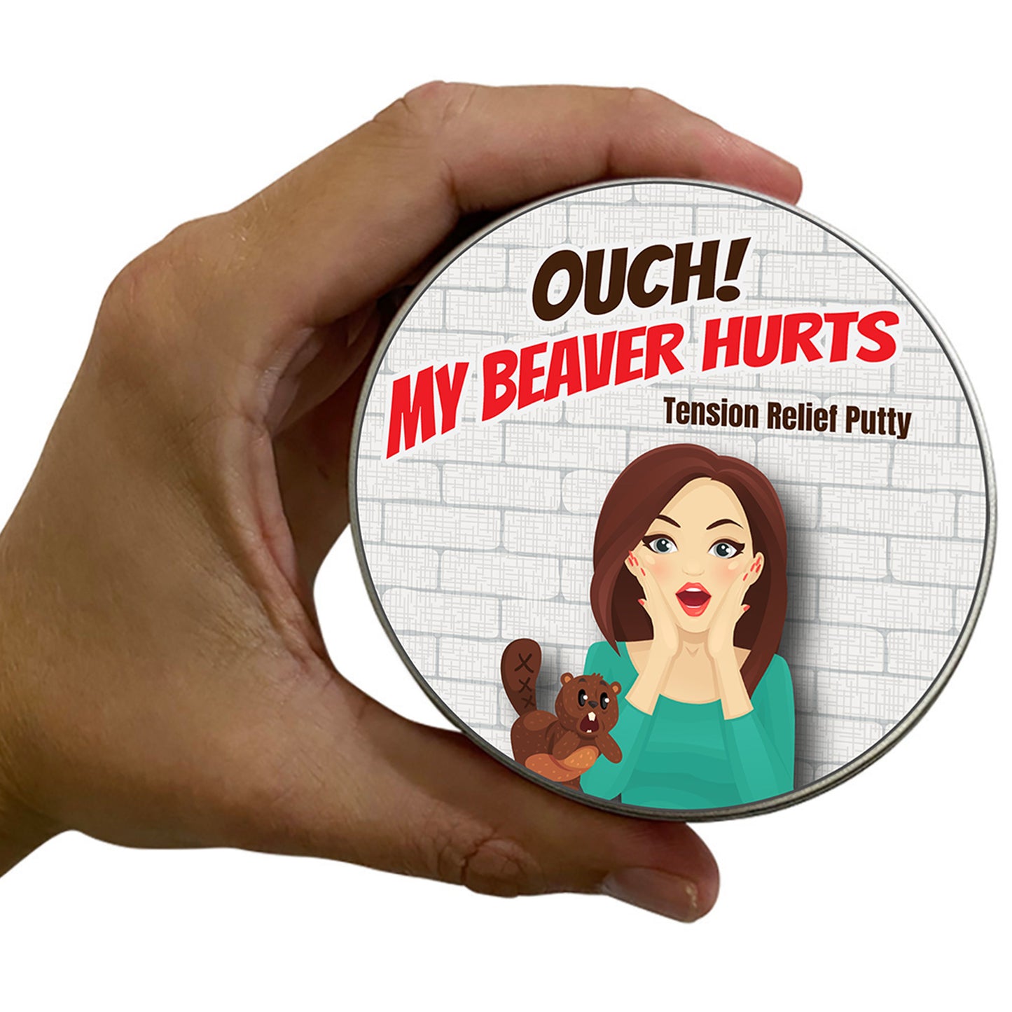 My Beaver Hurts Stress Putty