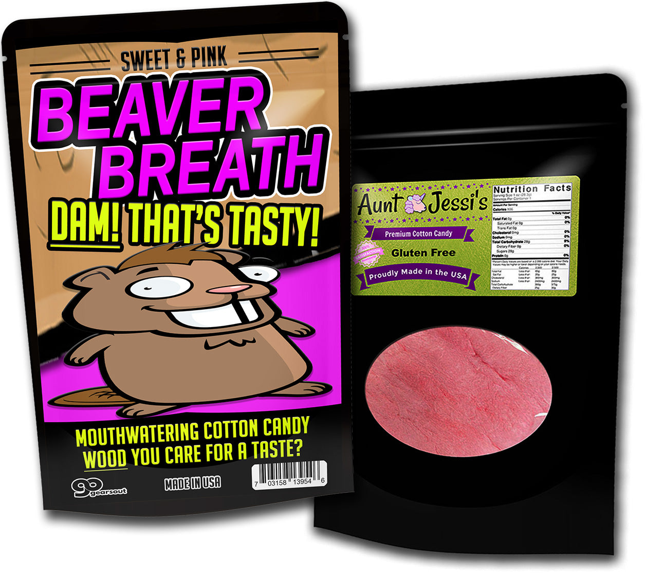 Beaver Breath Cotton Candy