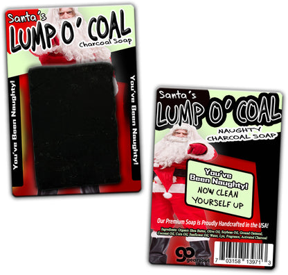 Santa's Lump O' Coal Naughty Charcoal Soap