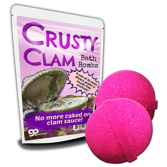Crusty Clam Bath Bombs