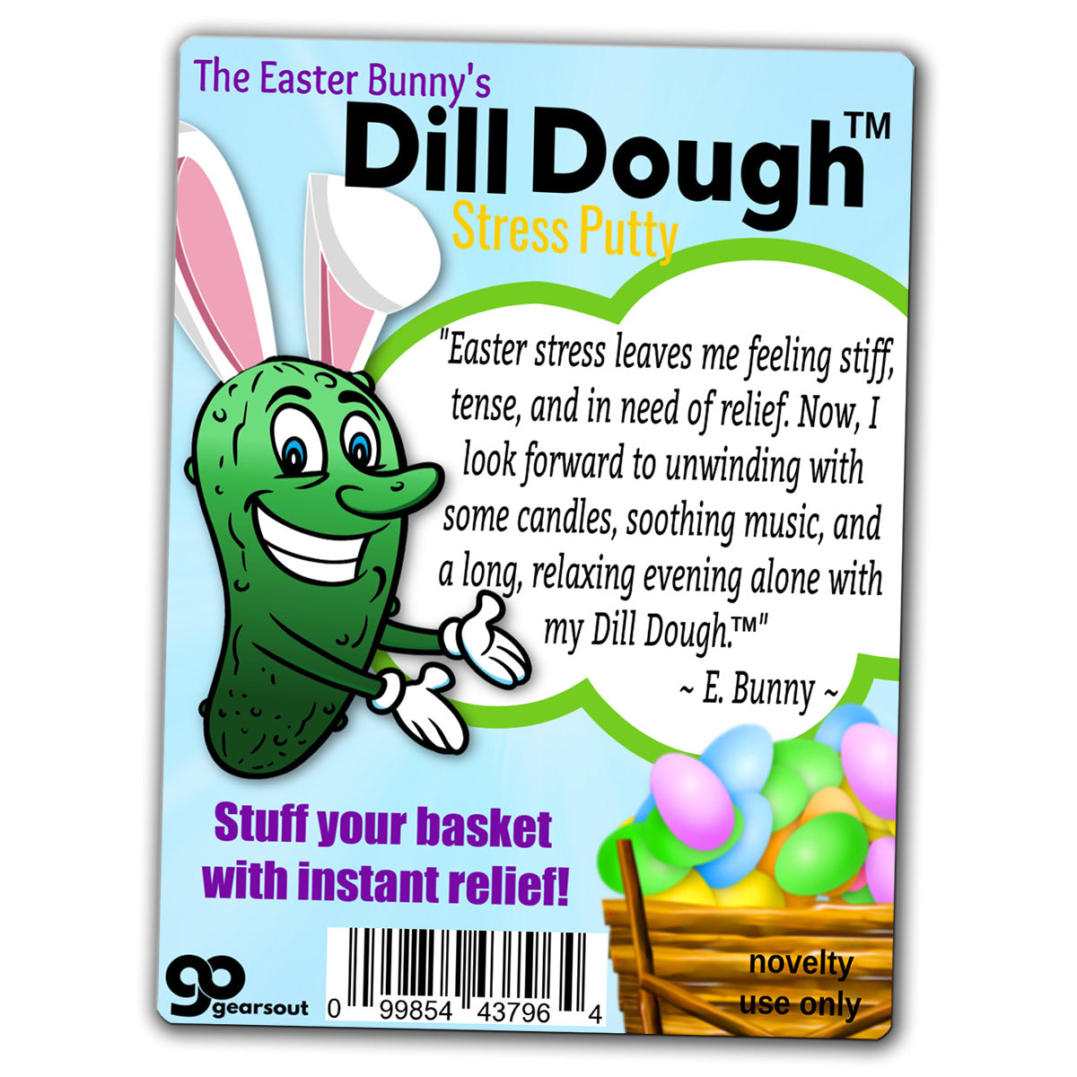 The Easter Bunny's Dill Dough Stress Putty