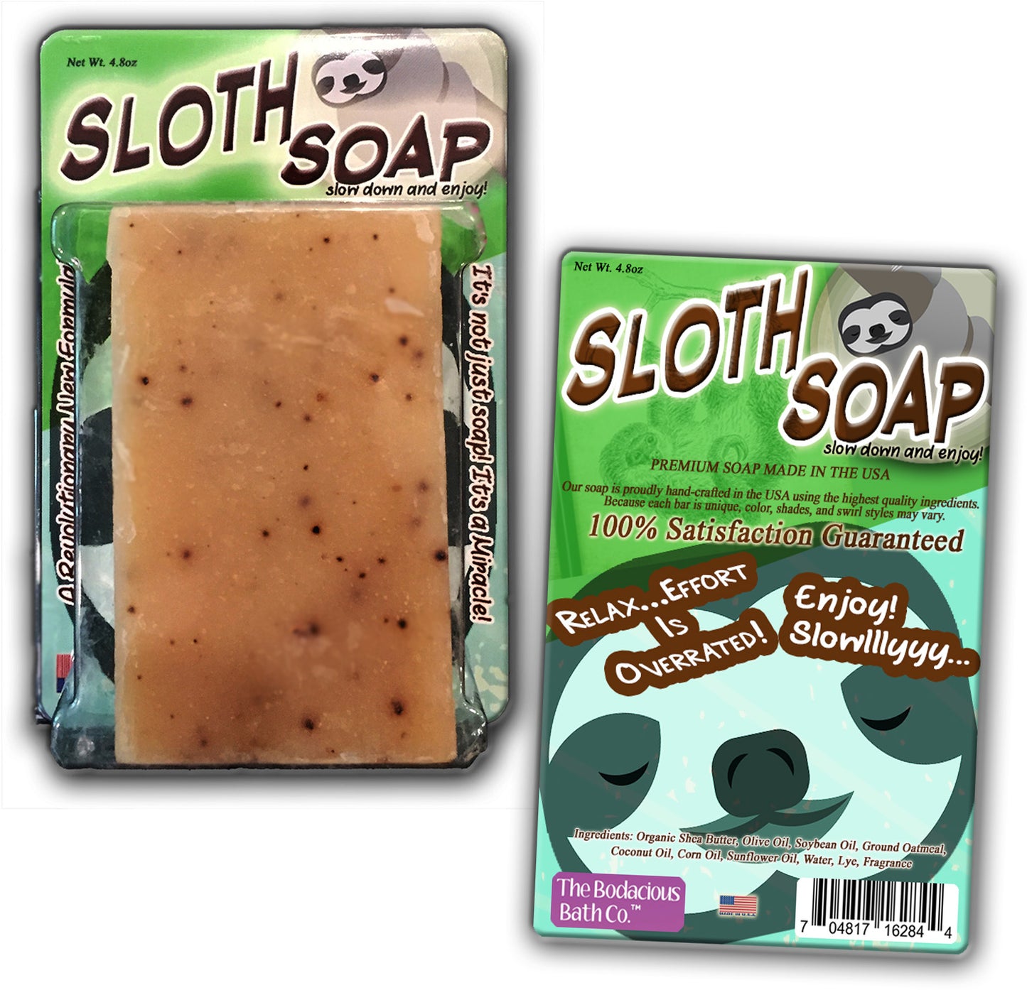 Sloth Soap Bath Bar