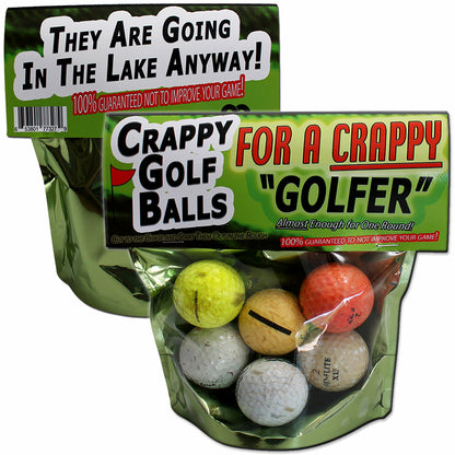 Crappy Golf Balls for a Crappy Golfer