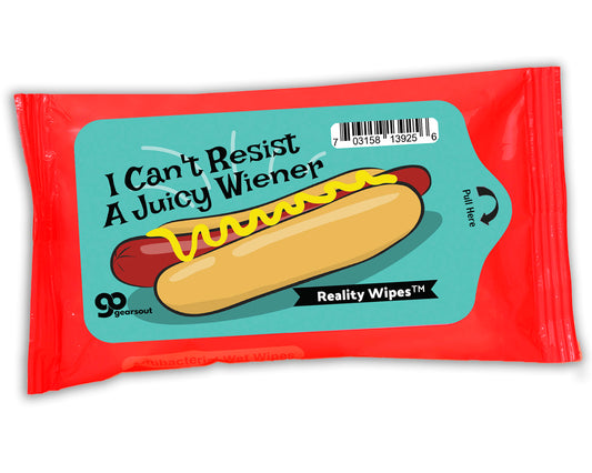 I Can't Resist A Juicy Wiener Wipes