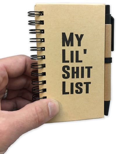 My Lil' Shit List Notebook and Pen Set