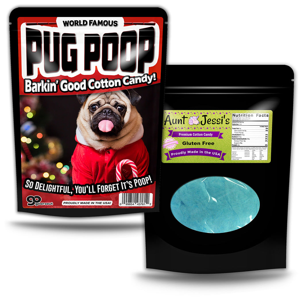 Pug Poop Cotton Candy