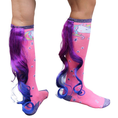 Magical Unicorn Socks with Tail