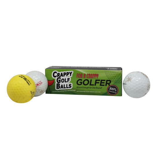 Crappy Golf Balls for a Crappy Golfer - Gift Box Edition