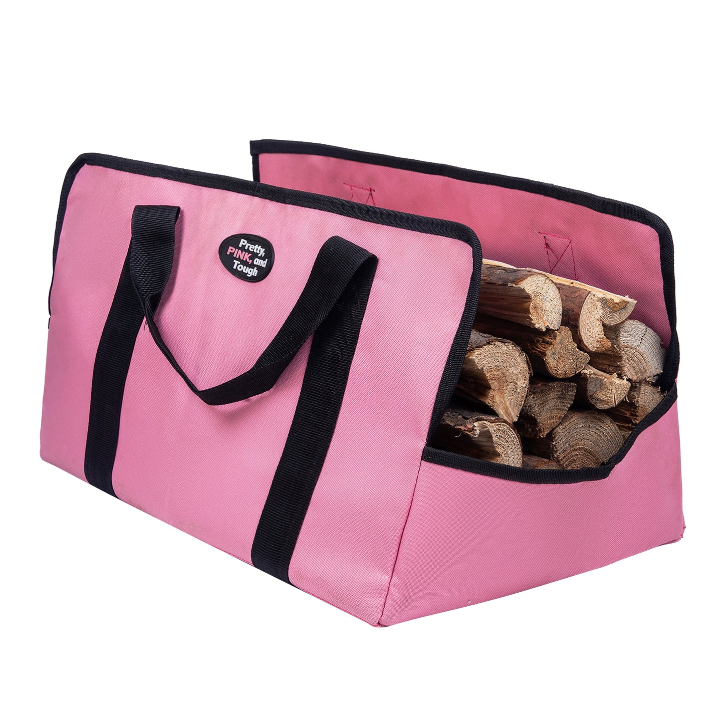 Pink Firewood Tote