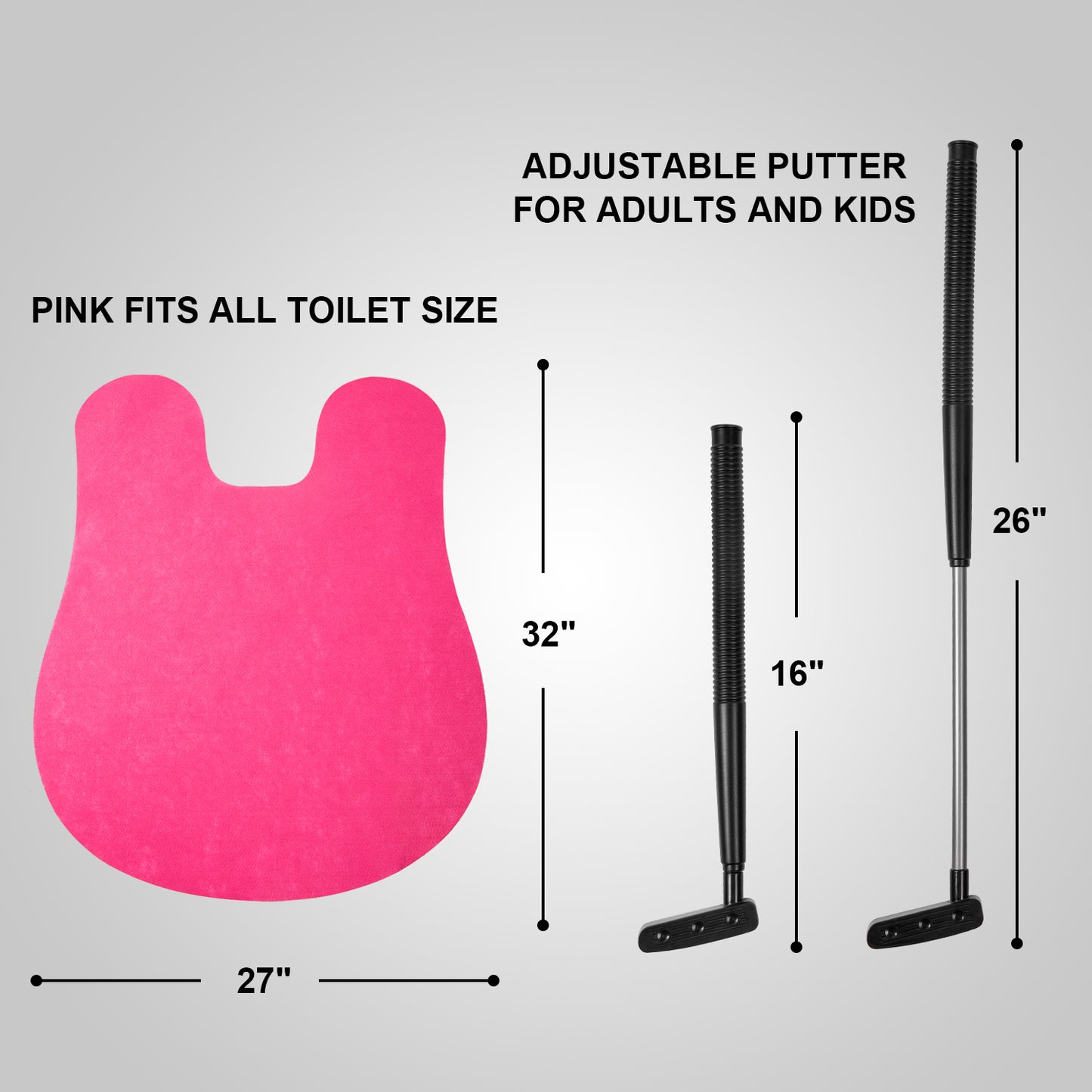 Pink Potty Putter for Women