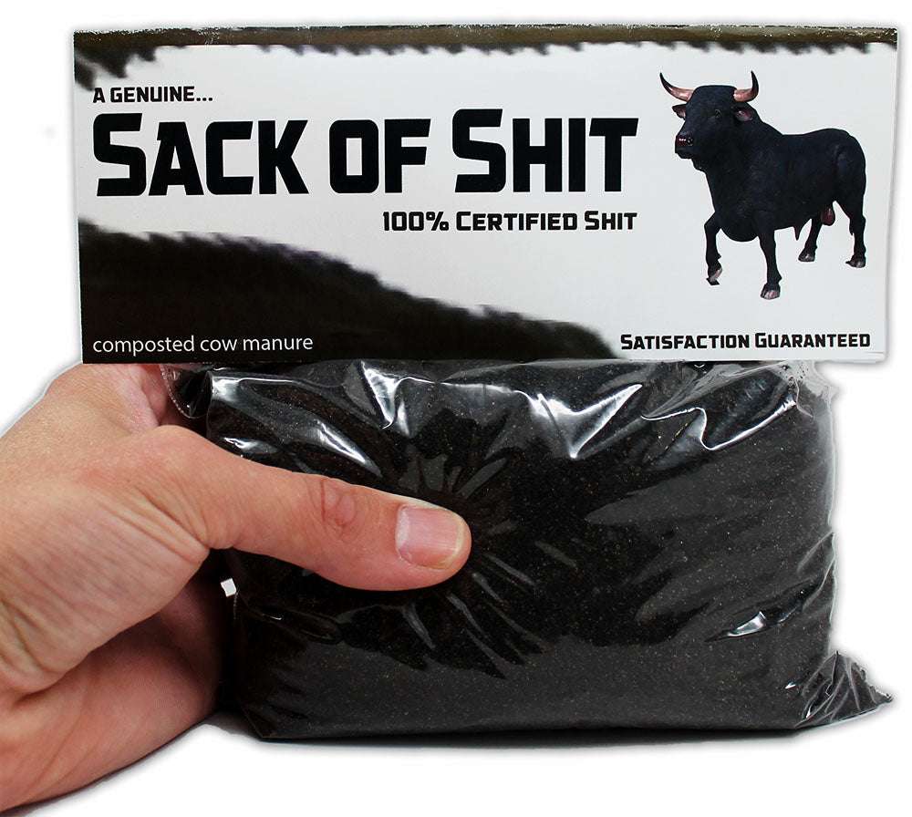 Sack of Shit Manure Gag Gift