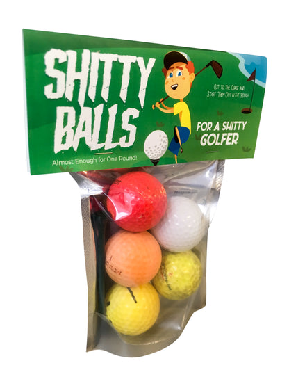 Shitty Balls for a Shitty Golfer